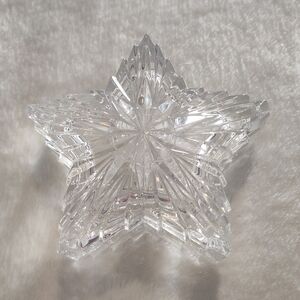 Clear Crystal Star Trinket Dish